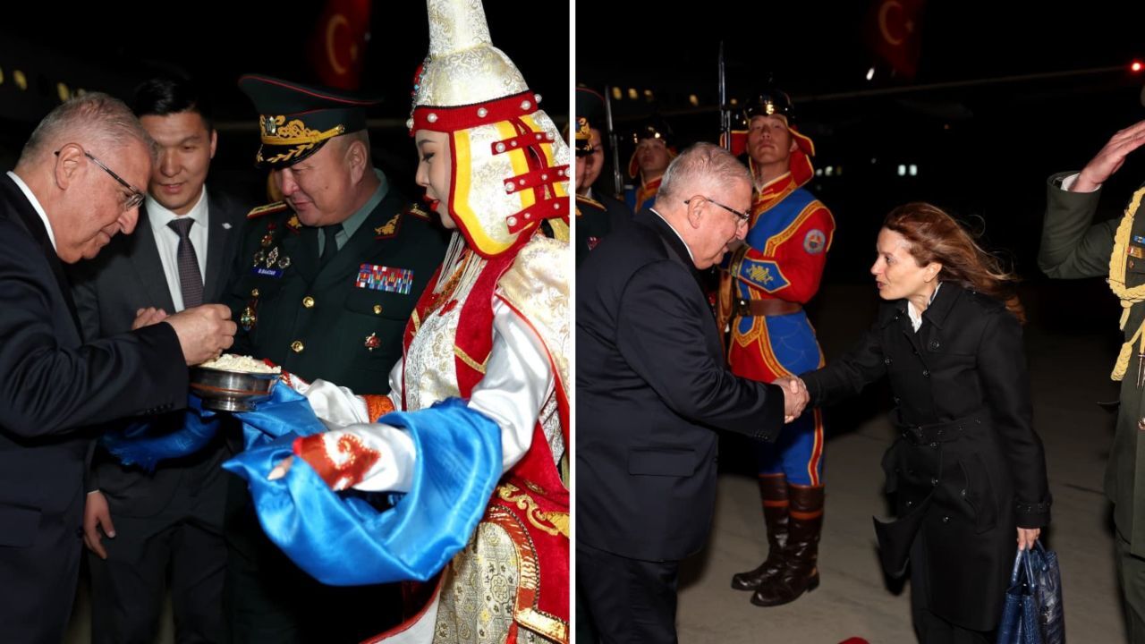 Milli Savunma Bakanı Güler, Moğolistan'da resmi törenle karşılandı