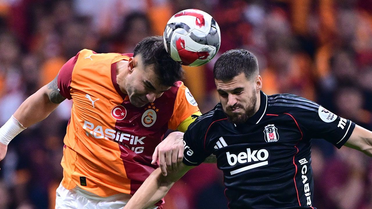 Galatasaray - Beşiktaş derbisinde kazanan yok: Maçta iki gol ve bir kırmızı