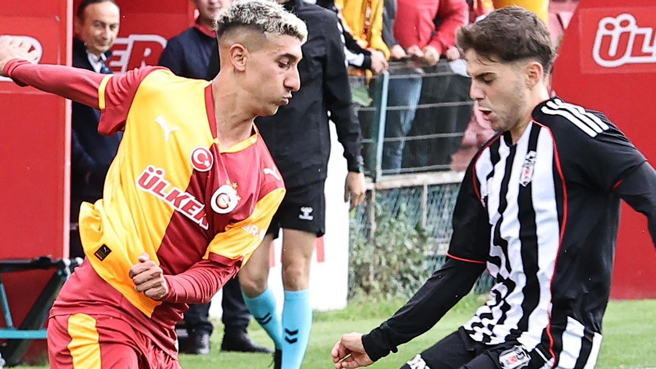 Galatasaray - Beşiktaş U19 derbisinde 2 gol, bir de kaçan penaltı