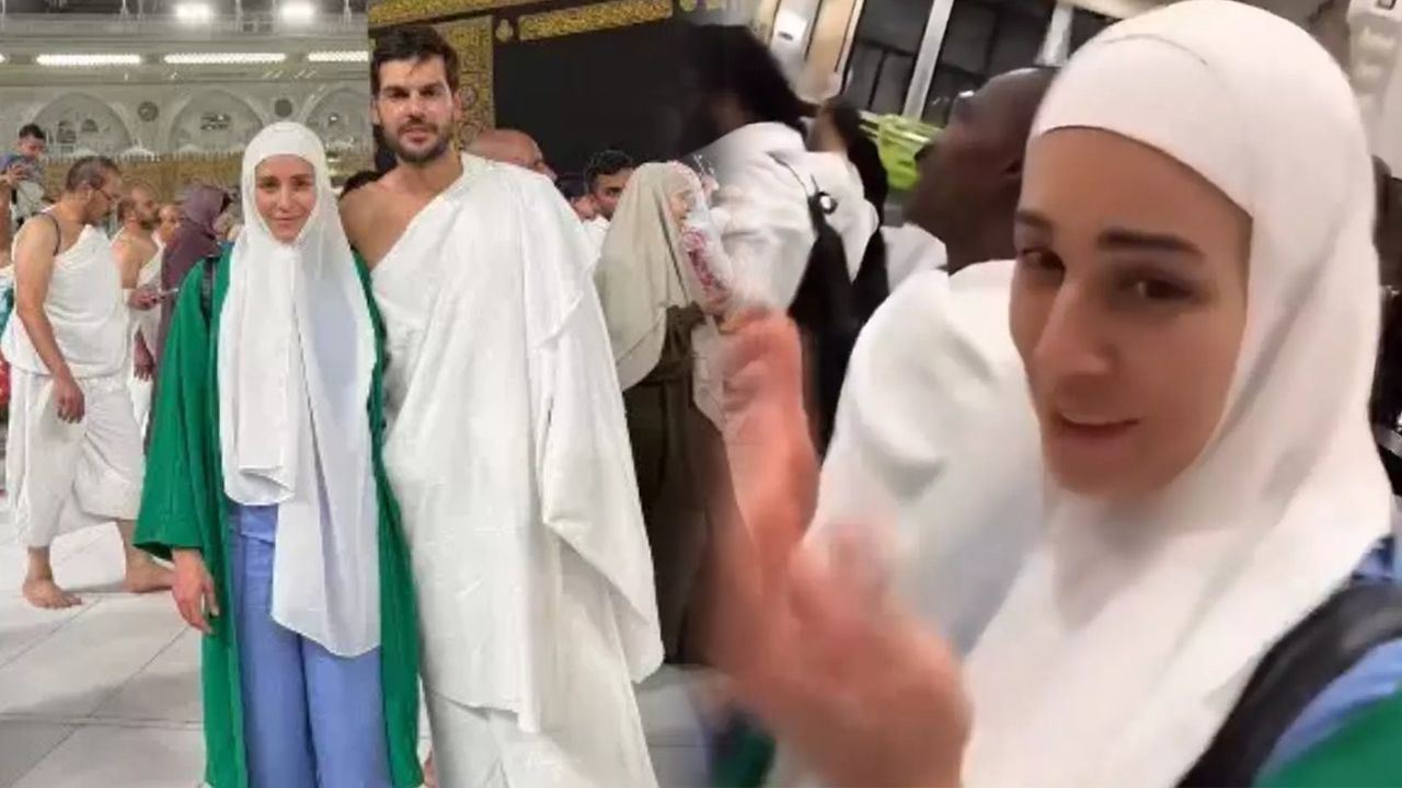 Survivor yıldızı umrede! Başörtülü fotoğraflarına beğeni yağdı