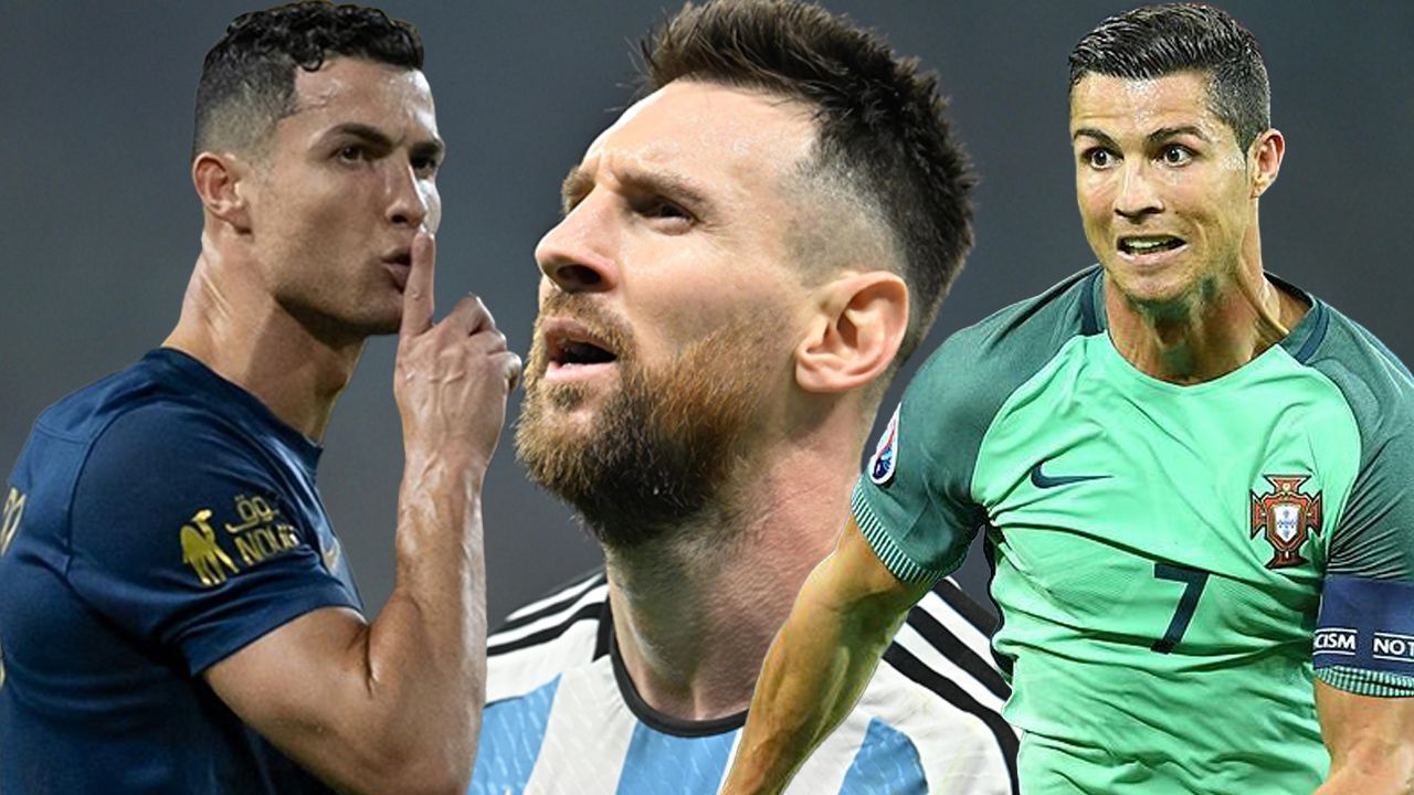Cristiano Ronaldo bir ilki başardı, Messi