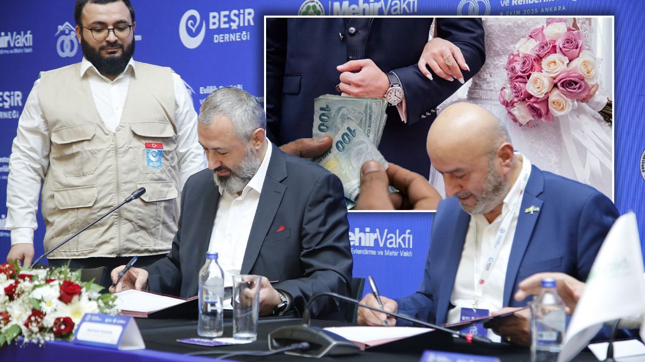 Gençlere evlilik desteği için harekete geçtiler: Beşir Derneği ve Mehir Vakfı her yıl 1500 çifti evlendirecek
