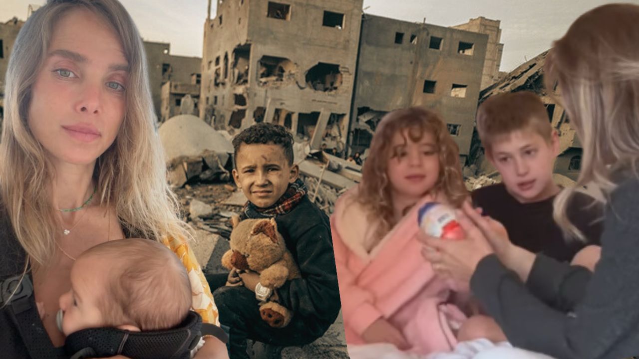 Anne olduğunu unuttu... İsrailli modelden Filistinli çocuklara skandal ifadeler