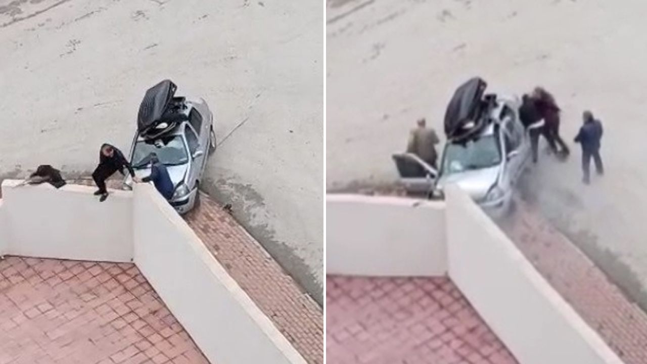 Bilecik’te adliye çıkışı kavga: Aracını husumetlilerinin üzerine sürdü!