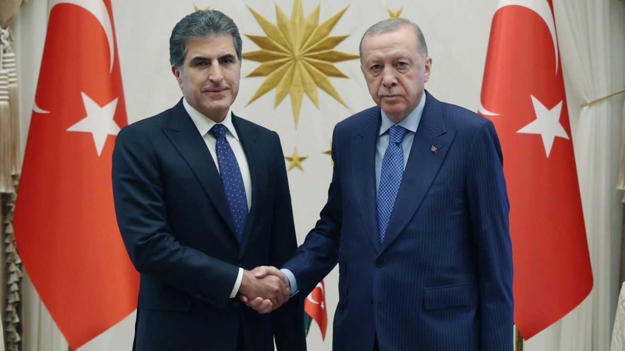 Türkiye ile Irak arasında önemli görüşme! Erdoğan, Barzani