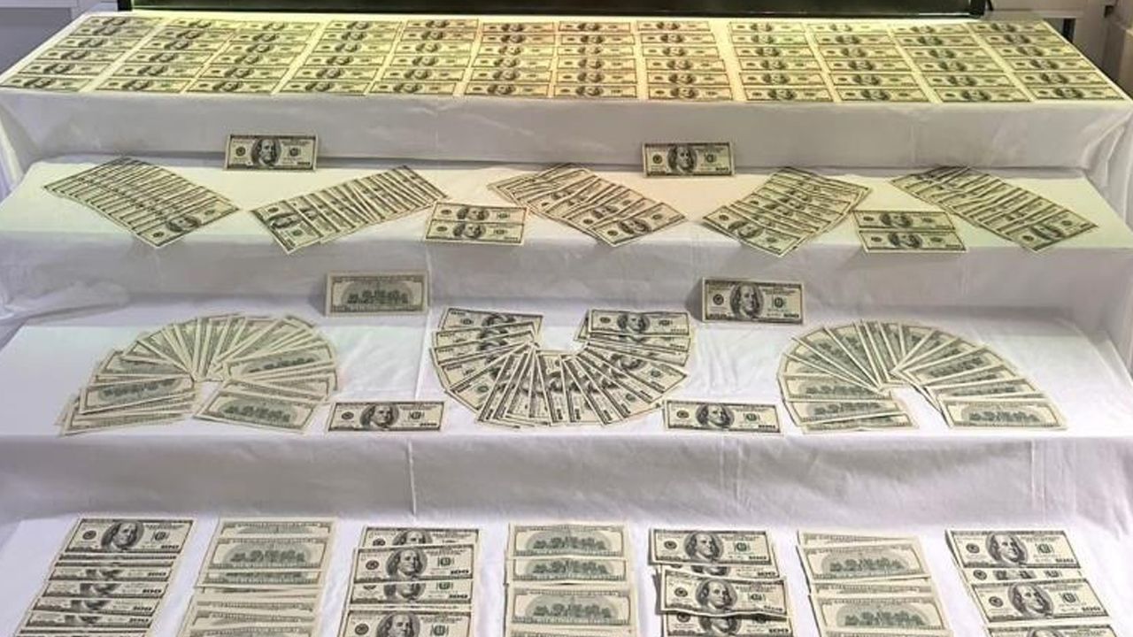35 bin 100 dolar değerinde sahte banknot ele geçirildi