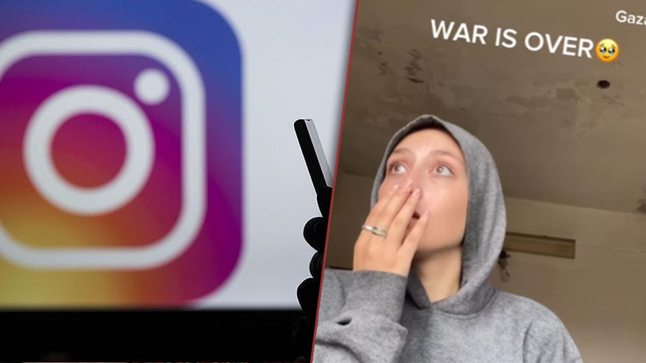 Gazzeli genç kızın paylaşımına Instagram