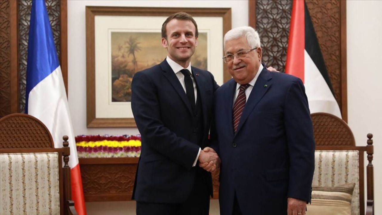 Abbas ile Macron arasında kritik görüşme! Masada 