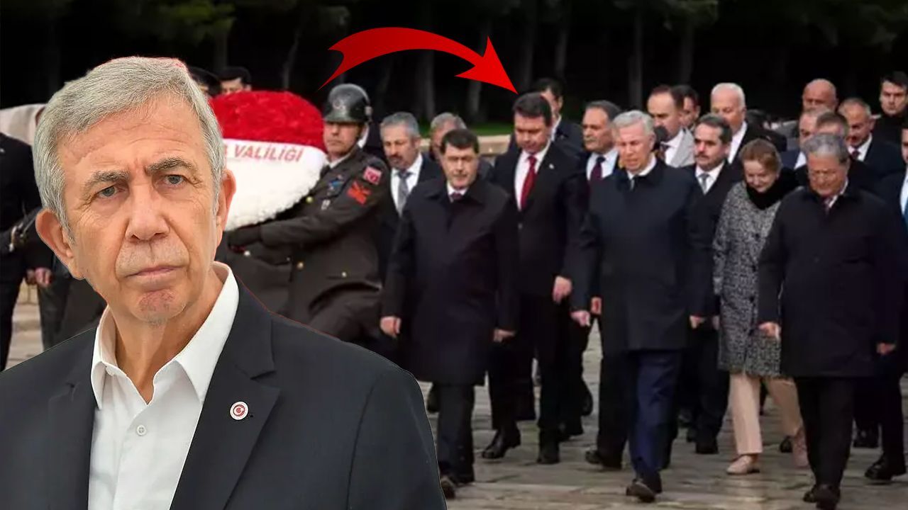 Anıtkabir'de dikkat çeken kare! Mansur Yavaş, kendisi için soruşturma izni isteyen başsavcıyla yan yana