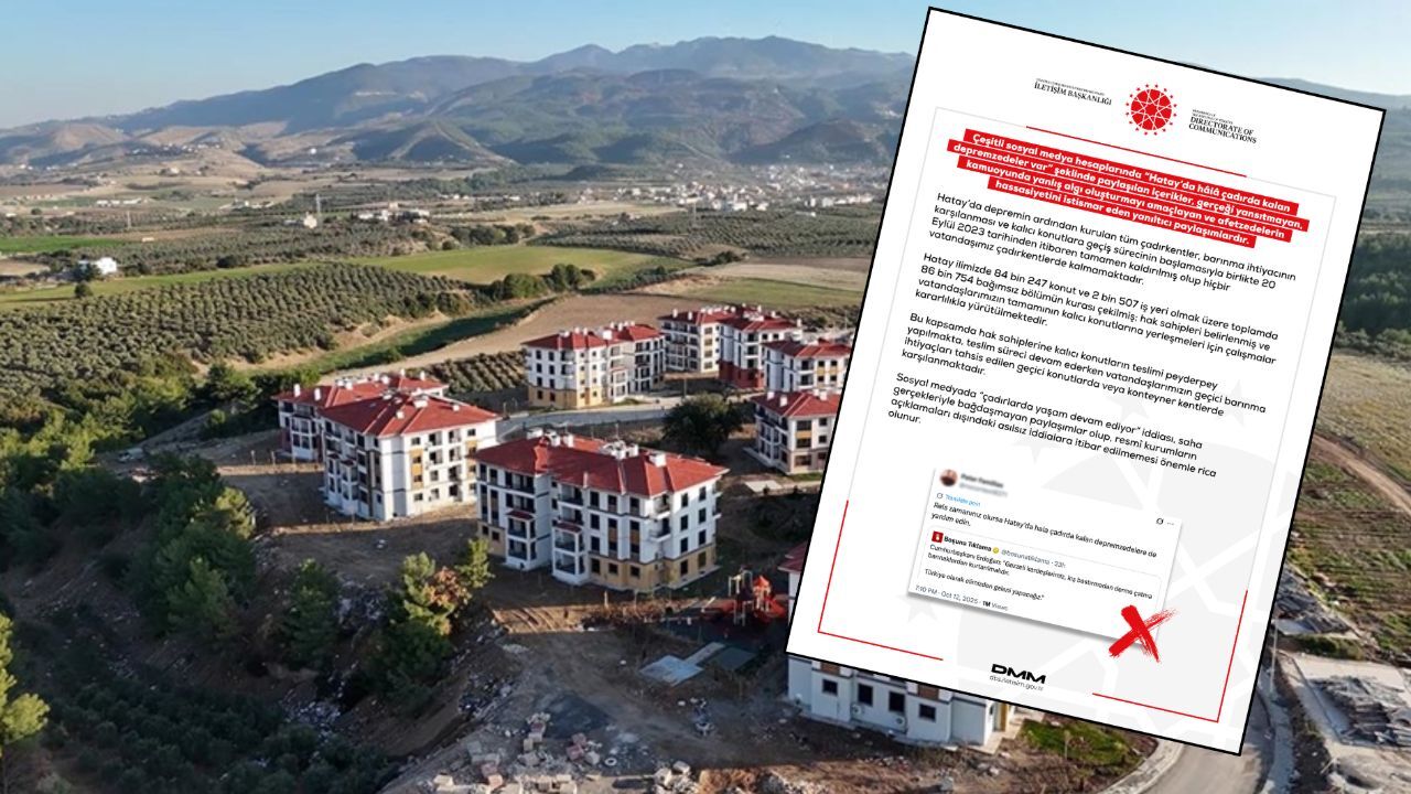 DMM depremzedelerle ilgili iddiaları yalanladı! 