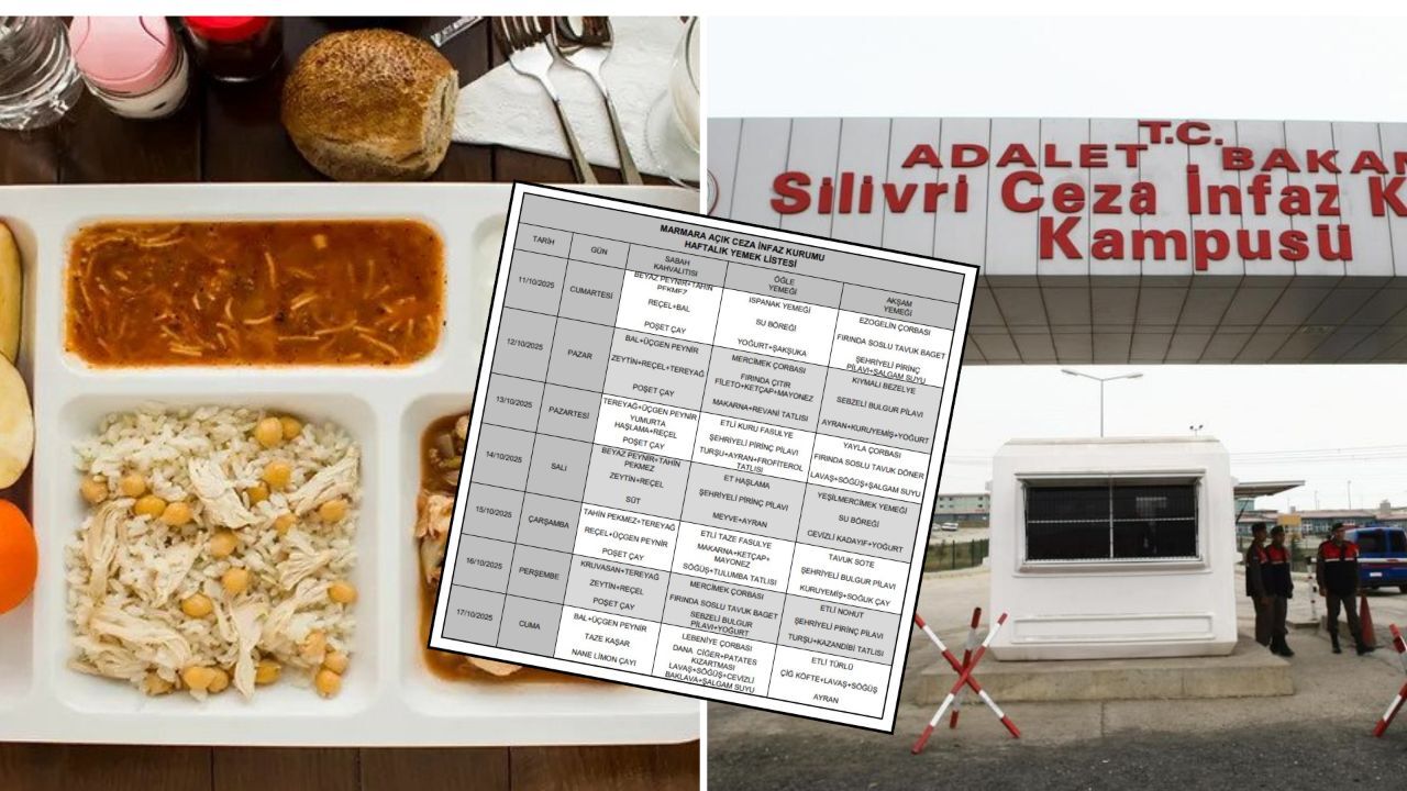 Sosyal medyada cezaevi menüsü tartışması! Fırında tavuk baget, çiğ köfte...