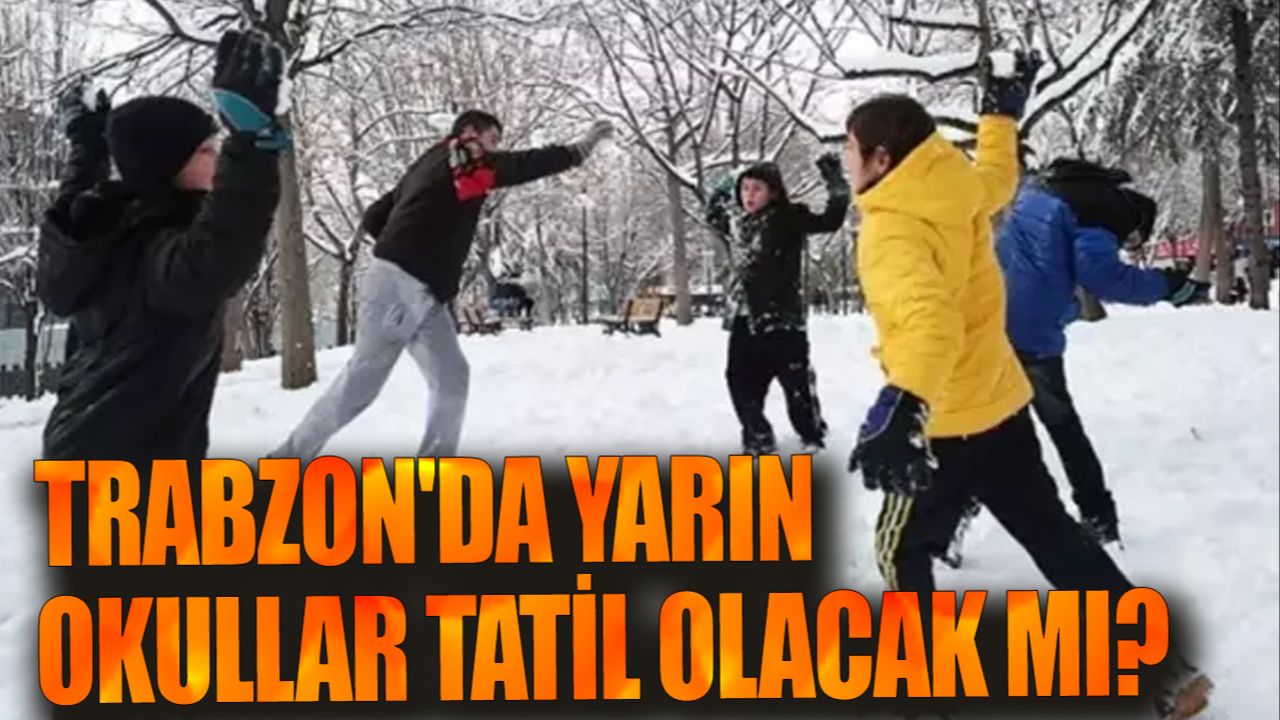 Trabzon'da yarın okullar tatil mi? 14 Ekim Trabzon'da kar tatili olup olmayacağı merak ediliyor