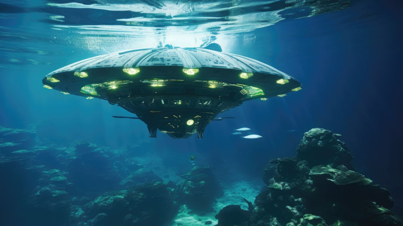 Deniz altında 300 km hızla giden UFO gördüler