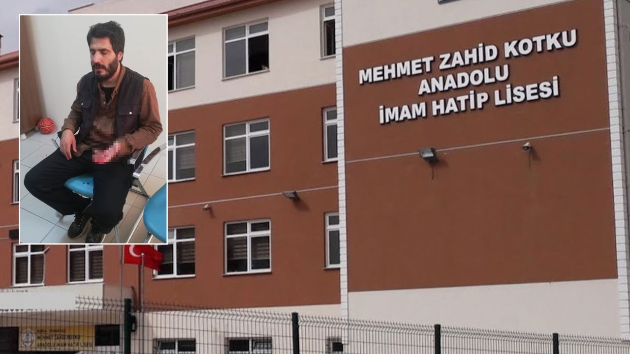 Gündüz vakti lisede gasp dehşeti! Müdür yardımcısı yaralandı!
