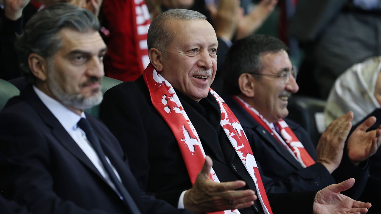 Milli Takım coştu! Cumhurbaşkanı Erdoğan'ın gol sevinci gündem oldu