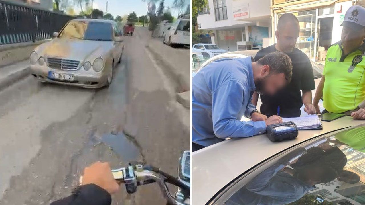 Trafik terörü: “İstediğim yerden girerim” dedi, 46 bin TL ceza yedi!