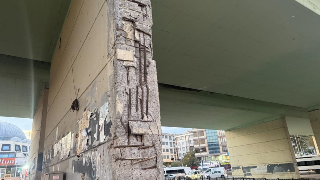 Betonları dökülen İBB köprüsü ölüm saçıyor