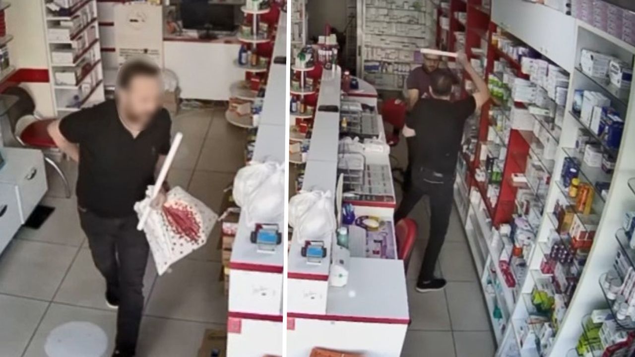 Eczanede muadil ilaç dehşeti! Eczacı kalfasının başını yardı