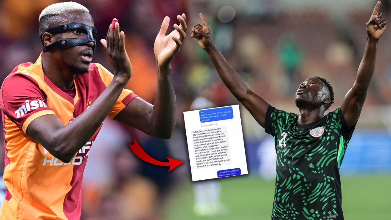 Galatasaray'ın yıldızından Akor Adams'a hayat dersi: Osimhen'in mesajı ortaya çıktı