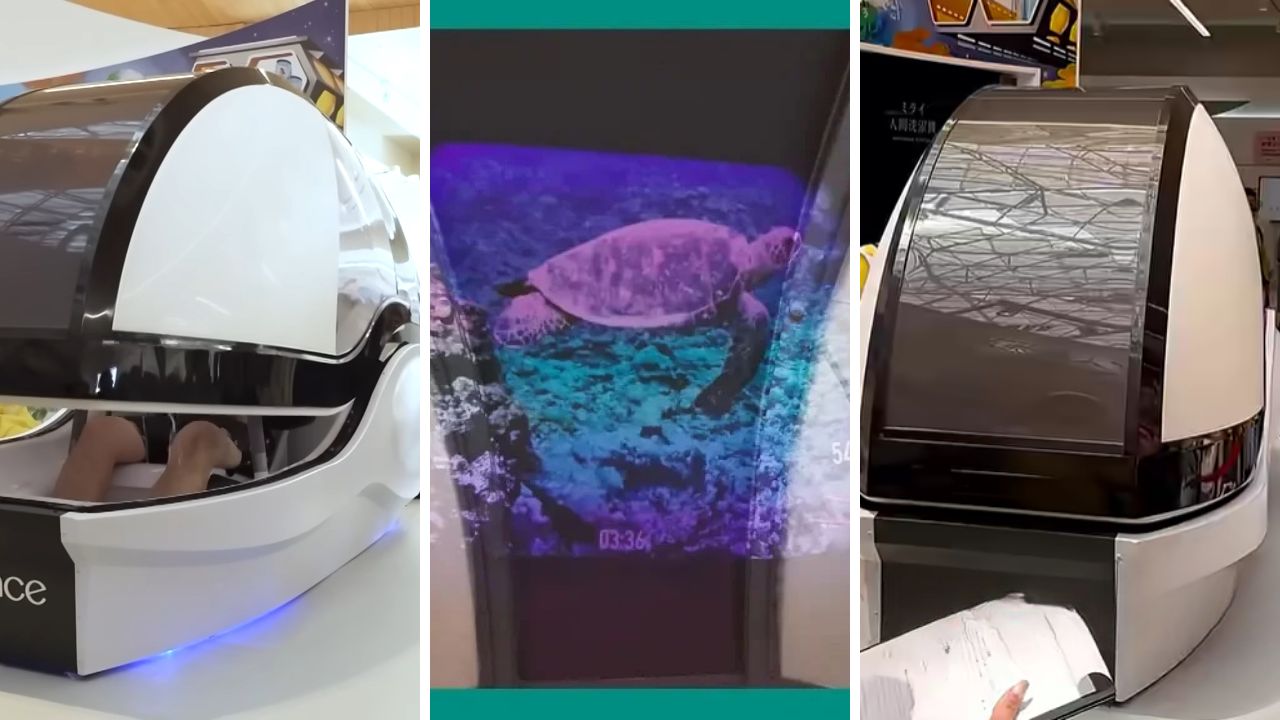 Japonlar bunu da yaptı! Parmağınızı bile kıpırdatmadan duş almak artık mümkün...