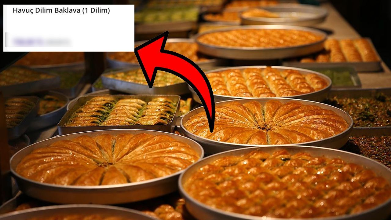 Bunlar nasıl fiyatlar! Baklavanın dilimi 738, kilosu 4 bin 140 lira
