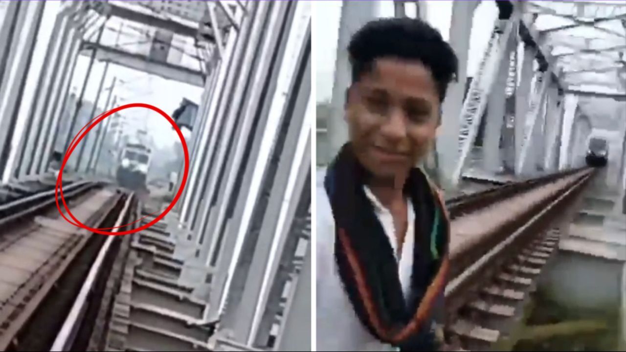 Hindistan’da 15 yaşındaki gencin feci ölümü! Paylaşım uğruna raylara atladı
