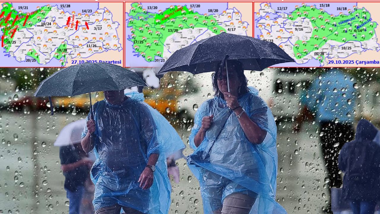 İstanbul'da sıcaklık 17 dereceye düşecek: Meteoroloji son raporunu paylaştı! Yeni yağış dalgası pazartesi kapıda