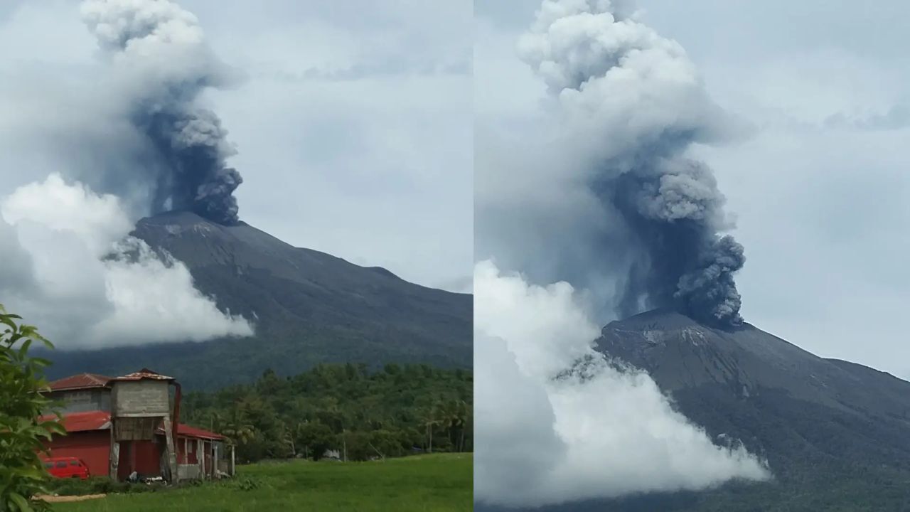 Kanlaon Yanardağı yeniden patladı! Halk tahliye ediliyor
