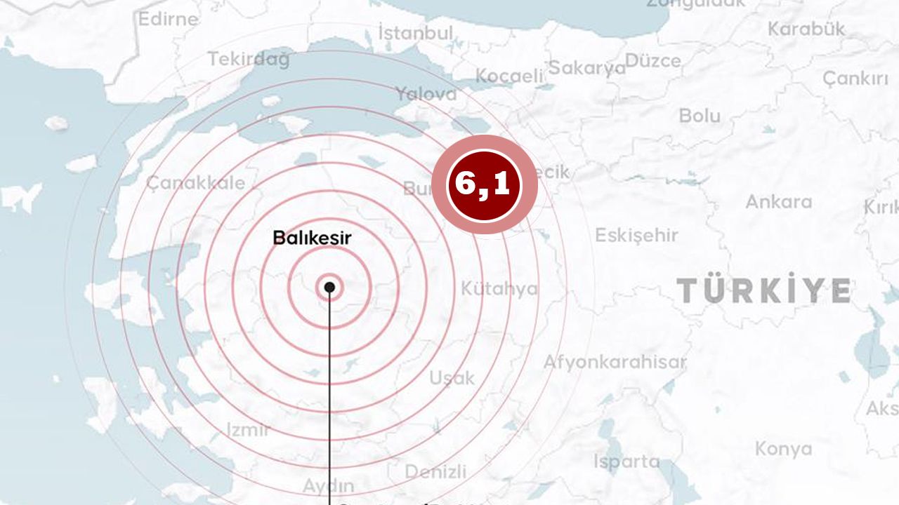 Balıkesir Sındırgı'da 6.1 büyüklüğünde deprem! İstanbul ve çevre illerde de hissedildi