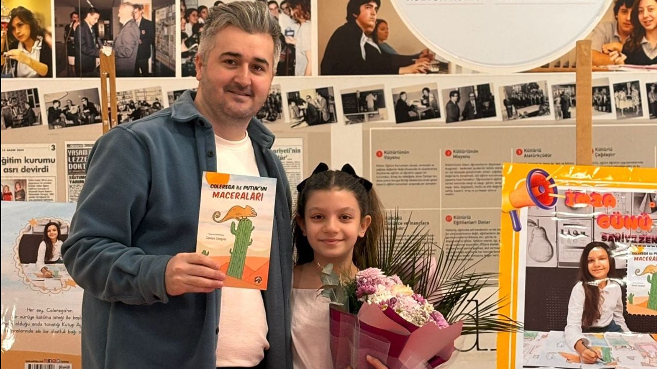 Saniye'nin kitabı Avrupa'da bile rağbet görüyor! Dijital dünyaya meydan okuyan küçük yazar