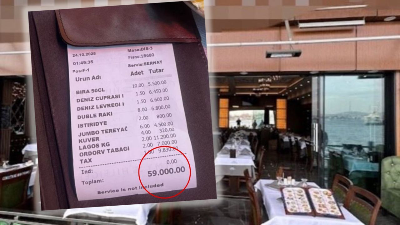 Turistlere 59 bin TL hesap ödeten işletmeye ceza yağdı! 139 bin TL ödeyecekler