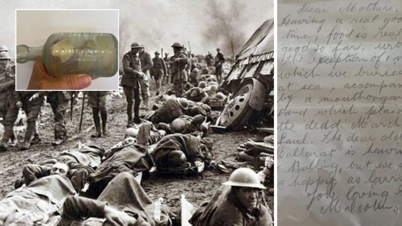 Avustralyalı iki askerin 109 yıl önce denize attığı mektuplar ortaya çıktı!