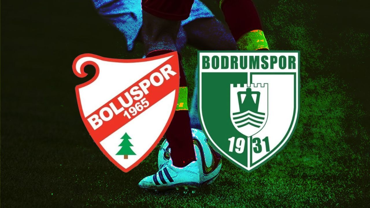 Boluspor - Bodrumspor maçı hangi kanalda yayınlanıyor, ilk 11'ler belli oldu mu?