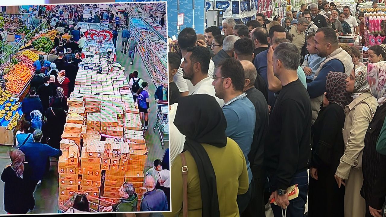 Kilosu 50 liraya düştü, sıranın sonu görünmedi! Vatandaşlar adeta markete akın etti
