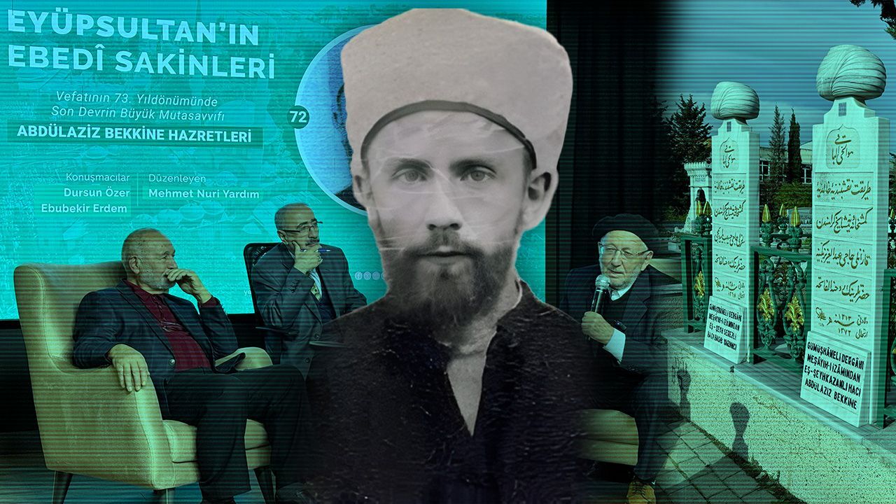 Geçimini hanımıyla evde ördüğü çoraplarla sağladı! Abdülaziz Bekkine Eyüpsultan'da yad edildi
