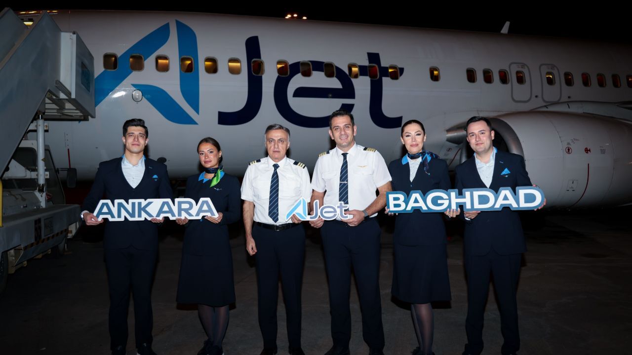 İlk sefer yapıldı! AJet, haftada 3 gün Bağdat