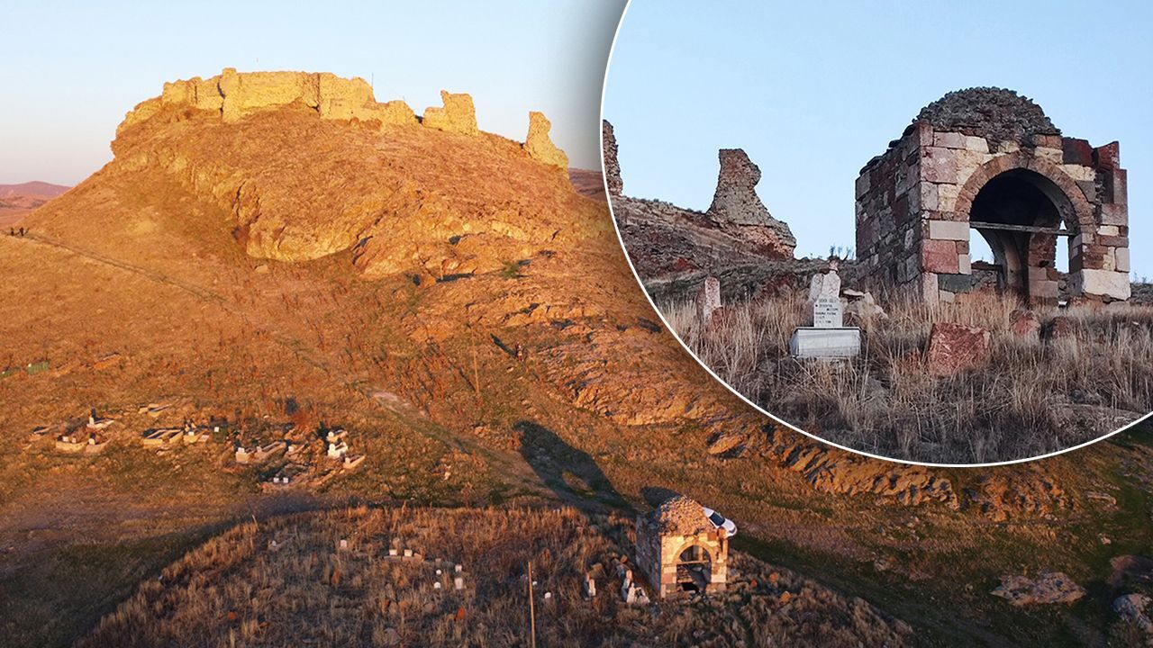 Define için kazı yapanlar felç oldu! Tarihi Selçuklu kalesi harap halde