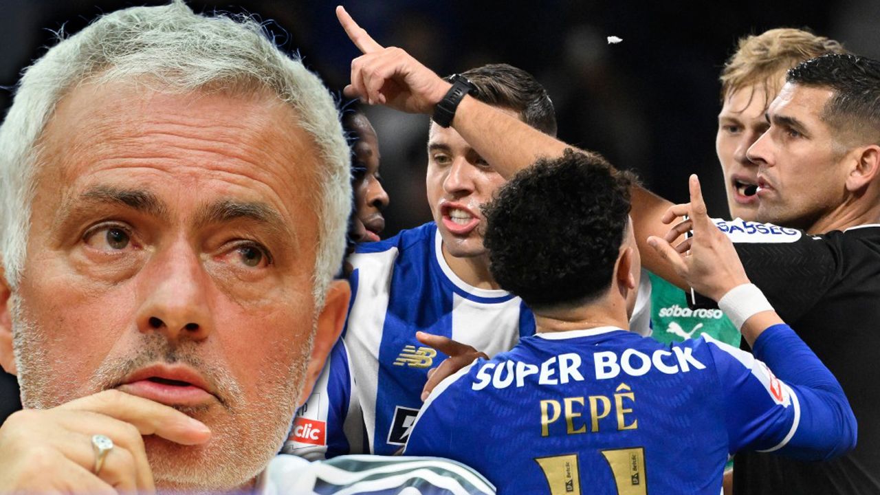 Portekiz Ligi'nde ortalığı karıştıran hakem raporu! Mourinho'dan ilk tepki