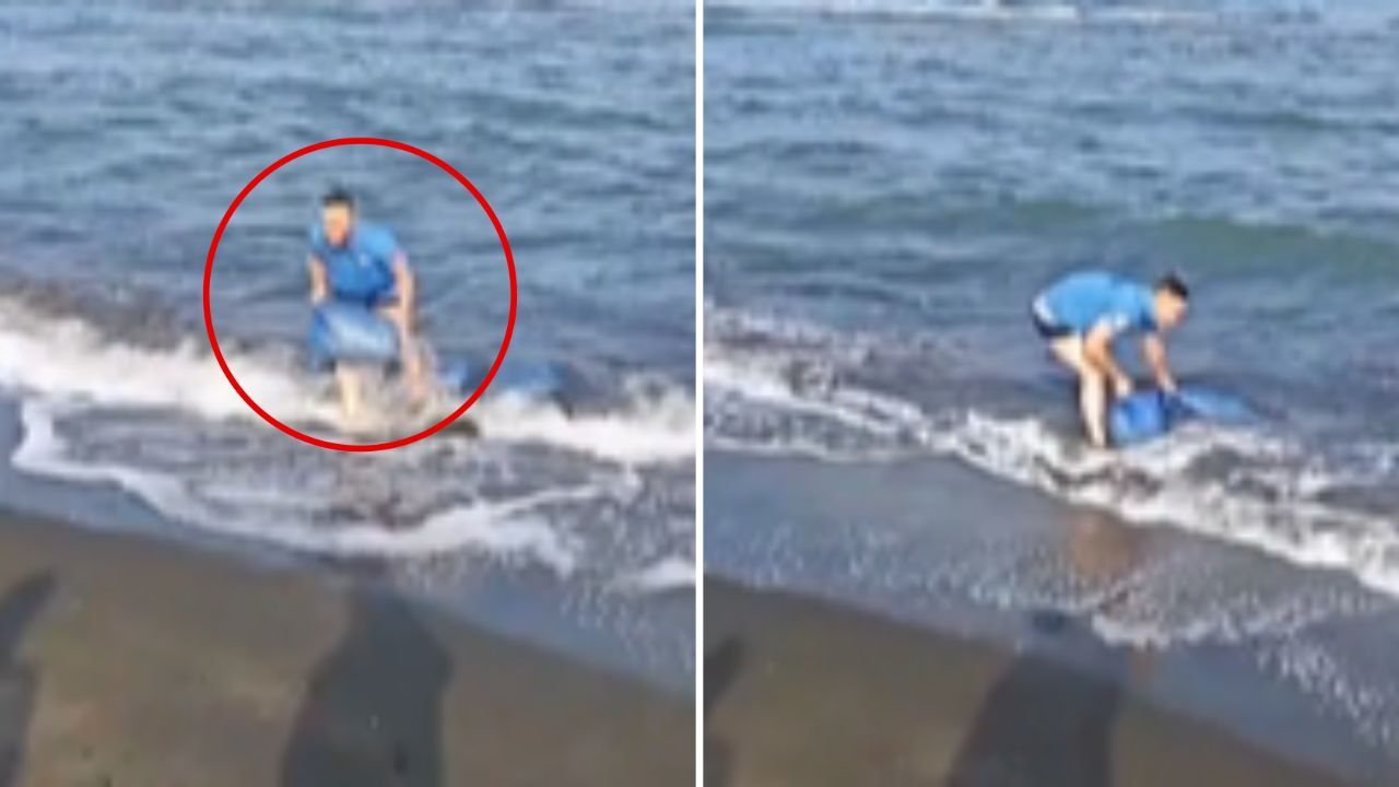 Çuvallara koyup denizin içinde saklamışlar! 200 kilogramı ele geçirildi