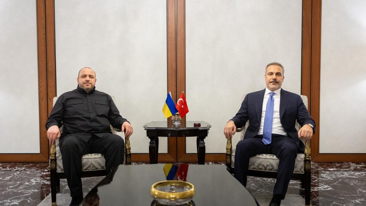 Bakan Fidan, Ankara'da Rüstem Umerov'u ağırladı! Rusya-Ukrayna savaşı masada