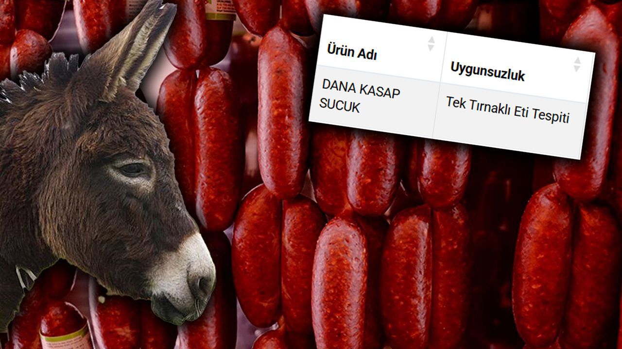 Bir at ve eşek eti skandalı daha! Bakanlık sucuk markalarını ifşa etti