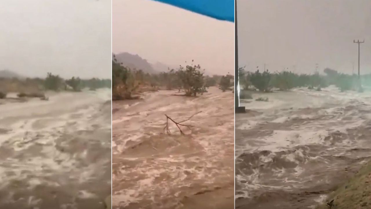 Mekke'de yağışlar sele yol açtı!