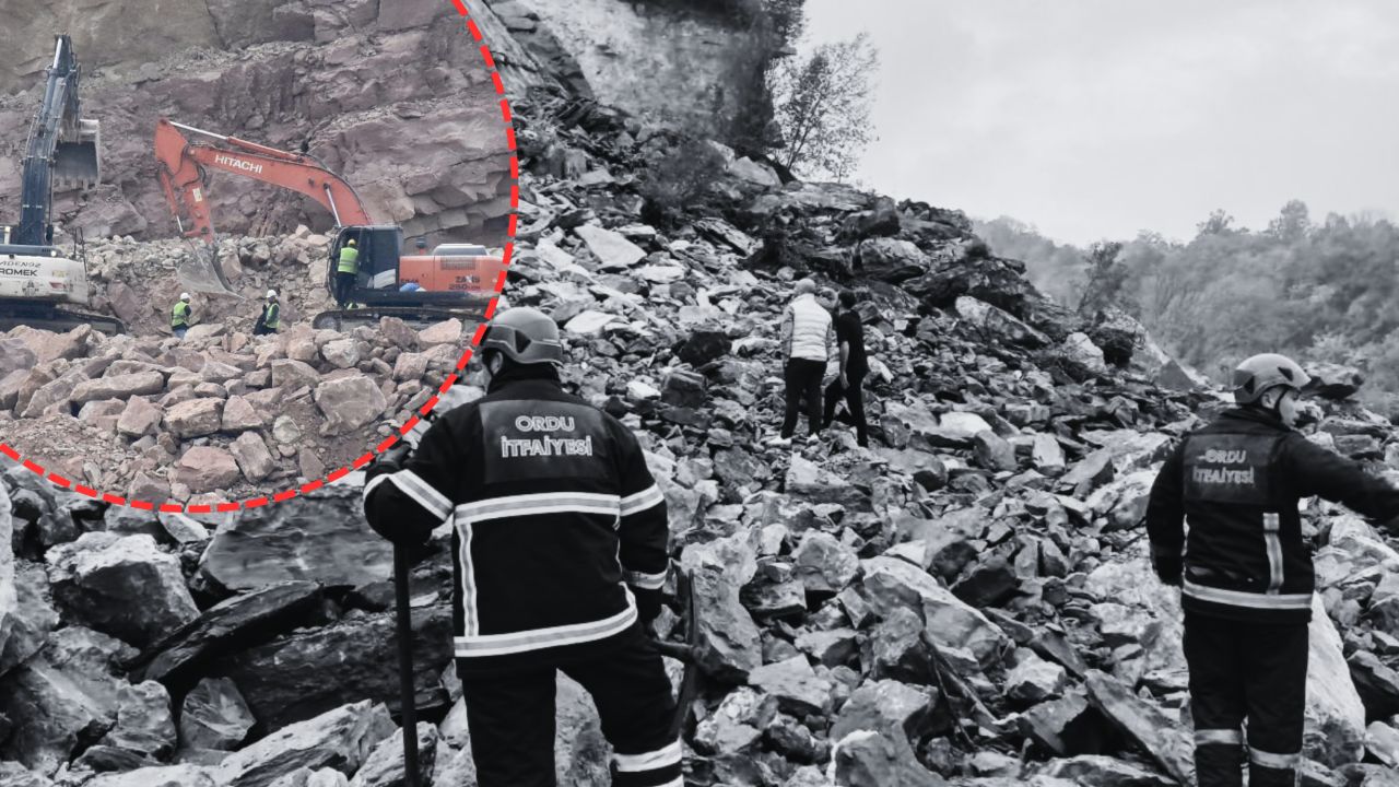 Ordu'daki feci olayda yeni gelişme! Taş ocağı şantiyesinde göçük altında kalan işçinin cenazesine ulaşıldı