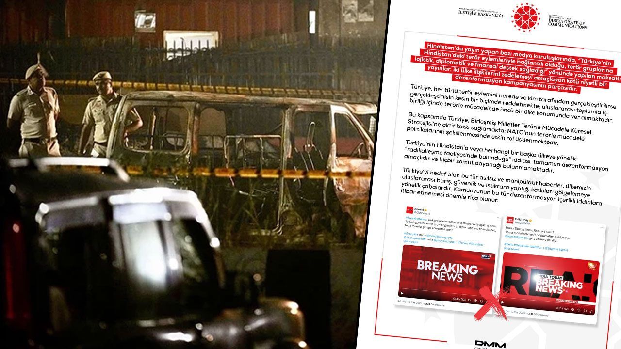 'Türkiye'nin Hindistan'daki terör eylemi ile bağlantılı olduğu' iddiası yalanlandı!