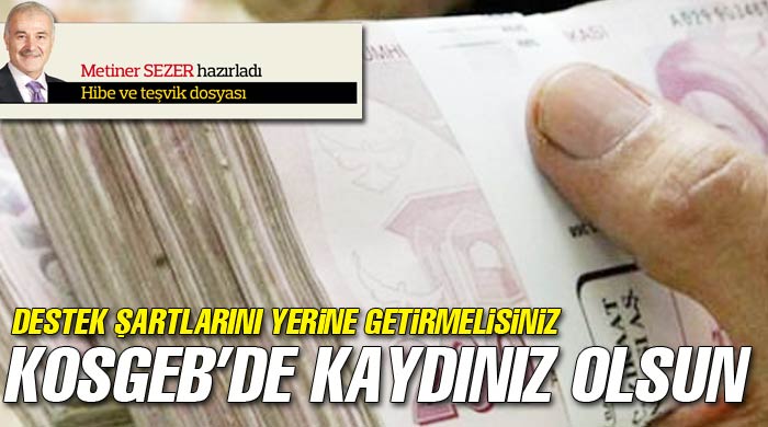KOSGEB'in veri tabanına kayıt olun bilginiz olsun görseli
