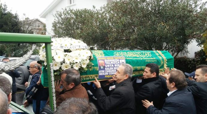 Duayen gazeteci Necmi Tanyolaç son yolculuğuna uğurlandı görseli