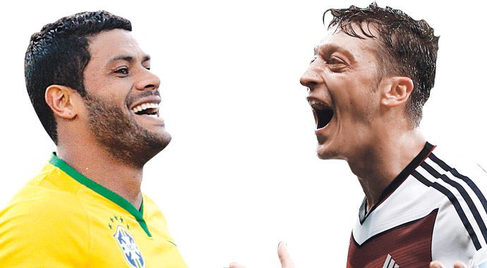 Dünya Kupası'nda Brezilya-Almanya kapışıyor görseli