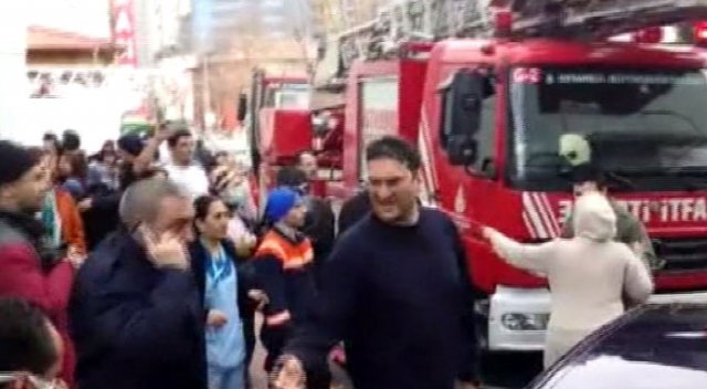 Şişli Etfal Hastanesi'nde büyük yangın! görseli