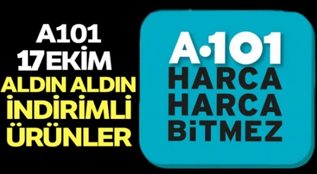 A101 17 Ekim 2019 İndirimli ürünler listesi, katoloğu | 17 Ekim  A101  Aktüel Ürün Kataloğunda Neler Var? | 2019 A101 Ekim broşürü görseli