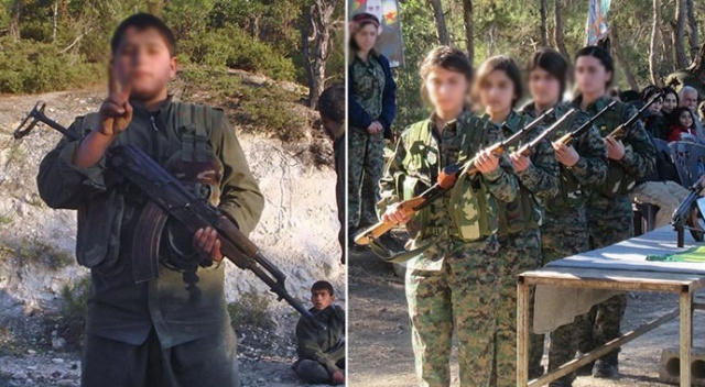 PKK, Kandil’e çocuk taşıyor görseli